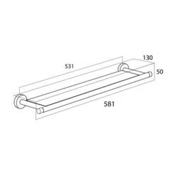 Tiger Planchet Boston Chroom -Pro Badkamer Verkoop 123 1094