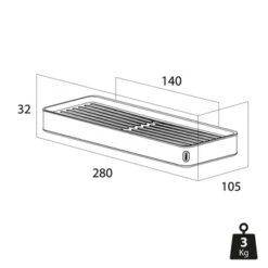 Tiger Planchet Cooper 28 Cm RVS/zwart 13 Tiger Planchet Cooper 28 Cm RVS/zwart -Pro Badkamer Verkoop 123 1155