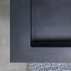 Tiger Karlo Badkamermeubel 60 Cm Hoogglans Wit Met Wastafel Zwart -Pro Badkamer Verkoop 123 12