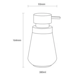 Sealskin Zeepdispenser Conical Porselein Groen -Pro Badkamer Verkoop 123 1329