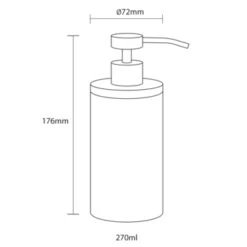 Sealskin Zeepdispenser Grace Wit -Pro Badkamer Verkoop 123 1453