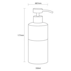 Sealskin Zeepdispenser Doppio Bruin -Pro Badkamer Verkoop 123 1466