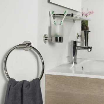 Tiger Handdoekring Boston RVS Glans 2 Tiger Handdoekring Boston RVS Glans - Afbeelding 2