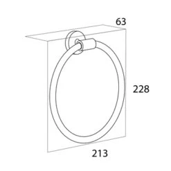 Tiger Handdoekring Boston RVS 7 Tiger Handdoekring Boston RVS -Pro Badkamer Verkoop 123 1501