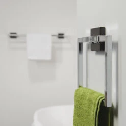 Tiger Zenna Handdoekring Chroom/wenge -Pro Badkamer Verkoop 123 1521