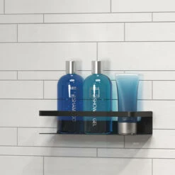 Tiger Douchemand Met Handdoekhouder Caddy Zw 16 Tiger Douchemand Met Handdoekhouder Caddy Zw -Pro Badkamer Verkoop 123 1544