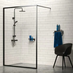 Tiger Douchemand Met Handdoekhouder Caddy Zw 18 Tiger Douchemand Met Handdoekhouder Caddy Zw -Pro Badkamer Verkoop 123 1546