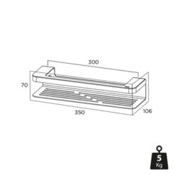 Tiger Douchemand Met Handdoekhouder Caddy Zw 21 Tiger Douchemand Met Handdoekhouder Caddy Zw -Pro Badkamer Verkoop 123 1549