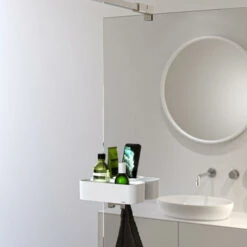 Tiger Douchemand Voor Douchewand 2-store Wit -Pro Badkamer Verkoop 123 1622