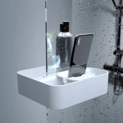 Tiger Douchemand Voor Douchewand 2-store Wit -Pro Badkamer Verkoop 123 1624