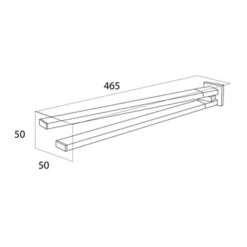 Tiger Handdoekrek Items Met Draaibare Armen RVS -Pro Badkamer Verkoop 123 1652