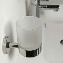 Tiger Bekerhouder Boston Met Beker Chroom -Pro Badkamer Verkoop 123 1757