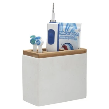 Sealskin Tandenborstelhouder Grace Wit 2 Sealskin Tandenborstelhouder Grace Wit - Afbeelding 2