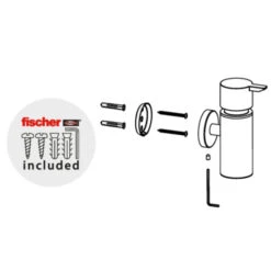 Marho Zeepdispenser Luxor Geborsteld Messing -Pro Badkamer Verkoop 123 1908