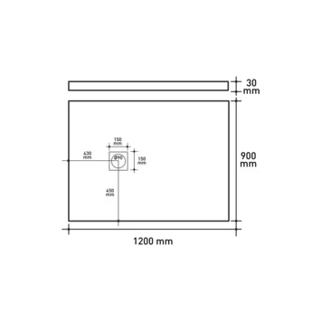 Van Marcke Krypton Douchebak In Polybeton Steenimitatie Wit 120x90 2 Van Marcke Krypton Douchebak In Polybeton Steenimitatie Wit 120x90 - Afbeelding 2