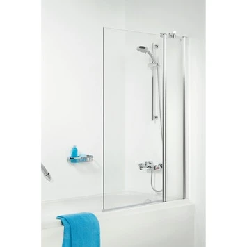 Sealskin Badklapwand S105 2-delig 140x100cm Chroom 1 Sealskin Badklapwand S105 2-delig 140x100cm Chroom