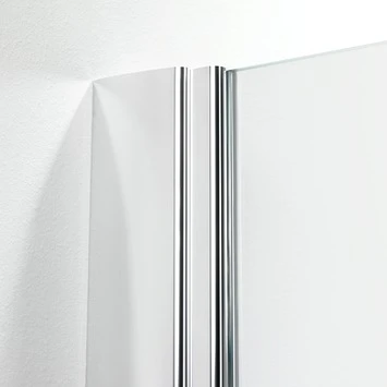 Sealskin Badklapwand S105 2-delig 140x100cm Chroom 2 Sealskin Badklapwand S105 2-delig 140x100cm Chroom - Afbeelding 2