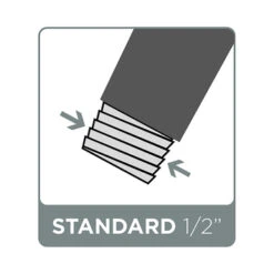 Tiger Splash Wandhouder Konisch Draaibaar Chroom -Pro Badkamer Verkoop 123 2301