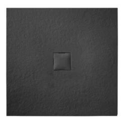 Van Marcke Krypton Douchebak In Polybeton Steenimitatie Graniet 90x90