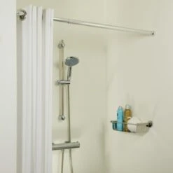 Sealskin Douchegordijnstang Seallux Verstelbaar Chroom 80-130 Cm -Pro Badkamer Verkoop 123 2317