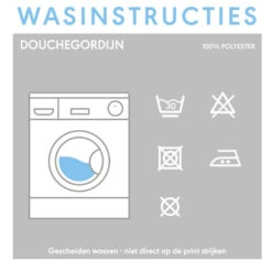 Sealskin Douchegordijn Marrakech Blauw 180x200 Cm -Pro Badkamer Verkoop 123 2325