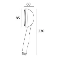 Tiger Handdouche Splash Palermo Ø8,5 Cm 3 Standen -Pro Badkamer Verkoop 123 2346