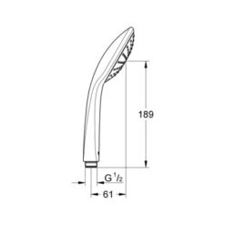 Grohe Handdouche Vitalio Joy Ø11 Cm Chroom -Pro Badkamer Verkoop 123 2388