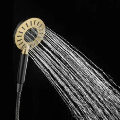 Tiger Handdouche Akcent Zwart Messing 7 Tiger Handdouche Akcent Zwart Messing -Pro Badkamer Verkoop 123 2406