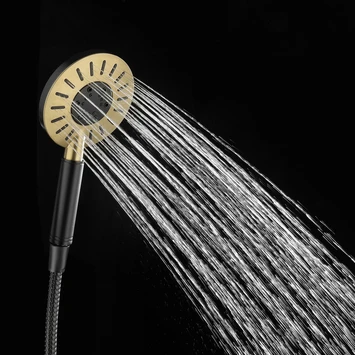 Tiger Handdouche Akcent Zwart Messing 3 Tiger Handdouche Akcent Zwart Messing - Afbeelding 3