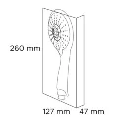 Tiger Handdouche Splash Blanca Ø12,5 Cm 5 Standen -Pro Badkamer Verkoop 123 2458