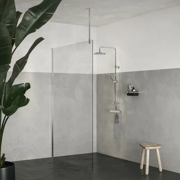 Sealskin Plafondsteun 80 Cm Zilver Hoogglans 1 Sealskin Plafondsteun 80 Cm Zilver Hoogglans