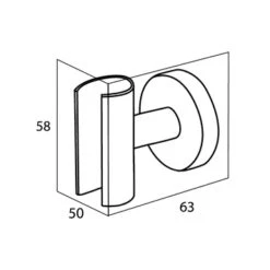 Tiger Douchekophouder Boston RVS -Pro Badkamer Verkoop 123 2573