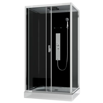 Allibert Douchecabine Gipsy Hoekmodel 80x120cm 1 Allibert Douchecabine Gipsy Hoekmodel 80x120cm