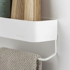 Sealskin Brix Wandrek Met Handdoekrek 35 Cm Wit -Pro Badkamer Verkoop 123 27