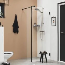 Sealskin Inloopdouche I AM A1 118x30x200 Cm Zwart