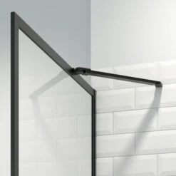 SEALSKIN Inloopdouche A3 Contour Zwart 88x200cm -Pro Badkamer Verkoop 123 2804