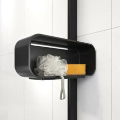 Sealskin Inc. Inloopdouche Type A3 90x200 Cm Met Douchemand, 8 Mm Helder Veiligheidsglas Met Antikalklaag Mat Zwart -Pro Badkamer Verkoop 123 2830