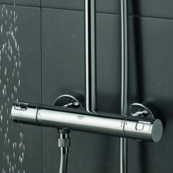 Grohe Regendouche Vitalio Joy Ø18 Cm Met Thermostatische Douchekraan -Pro Badkamer Verkoop 123 2938