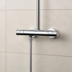 Grohe Douchesysteem Vitalio Start 250 Vierkant Met Thermostaatkraan QuickFix Chroom 14 Grohe Douchesysteem Vitalio Start 250 Vierkant Met Thermostaatkraan QuickFix Chroom -Pro Badkamer Verkoop 123 2969
