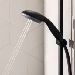 Grohe Douchesysteem Vitalio Start 250 Rond Met Thermostaatkraan QuickFix Mat Zwart -Pro Badkamer Verkoop 123 3027