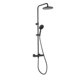 Tiger Regendoucheset Akcent Met Thermostatisch Kraan Zwart -Pro Badkamer Verkoop 123 3132