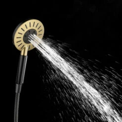 Tiger Regendoucheset Akcent Zwart Messing -Pro Badkamer Verkoop 123 3148