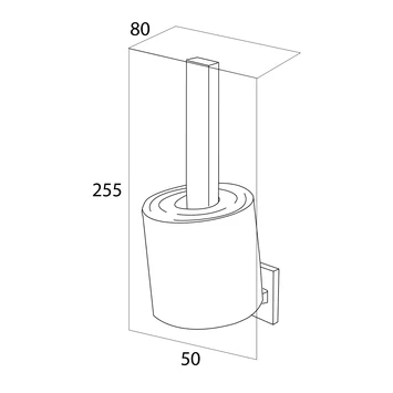 Tiger Reserverolhouder Items Hangend RVS 5 Tiger Reserverolhouder Items Hangend RVS - Afbeelding 5