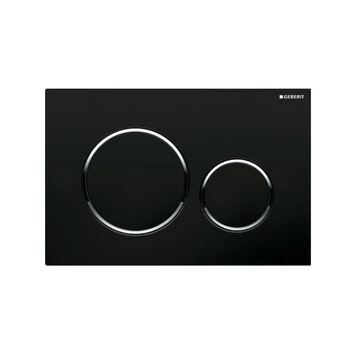 Geberit Duwplaat Sigma20 Zwart 1 Geberit Duwplaat Sigma20 Zwart