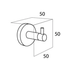Tiger Haak Boston Groot Geborsteld RVS -Pro Badkamer Verkoop 123 3386