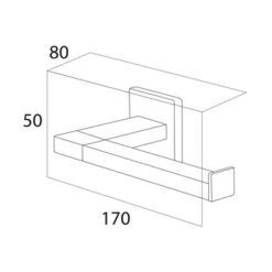 Tiger Toiletrolhouder Items RVS -Pro Badkamer Verkoop 123 3441