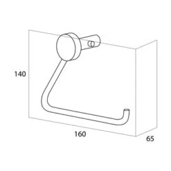 Tiger Toiletrolhouder Sem Zwart 13 Tiger Toiletrolhouder Sem Zwart -Pro Badkamer Verkoop 123 3450