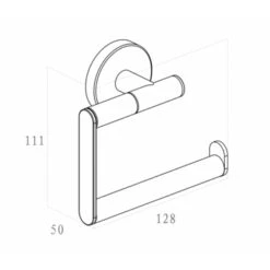 Marho Toiletrolhouder Luxor Zonder Klep Geborsteld Rvs 9 Marho Toiletrolhouder Luxor Zonder Klep Geborsteld Rvs -Pro Badkamer Verkoop 123 3461
