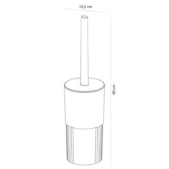 Sealskin Toiletborstelhouder Brave Staand Zwart -Pro Badkamer Verkoop 123 3531