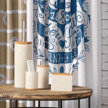 Sealskin Toiletborstelgarnituur Grace Zand 7 Sealskin Toiletborstelgarnituur Grace Zand - Afbeelding 7